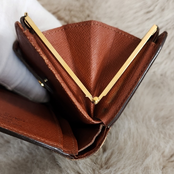 Vintage LOUIS VUITTON Kisslock Continental Wallet Monogram - Picture 7 of 16